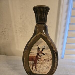 Rustic Wildlife Brown Vase